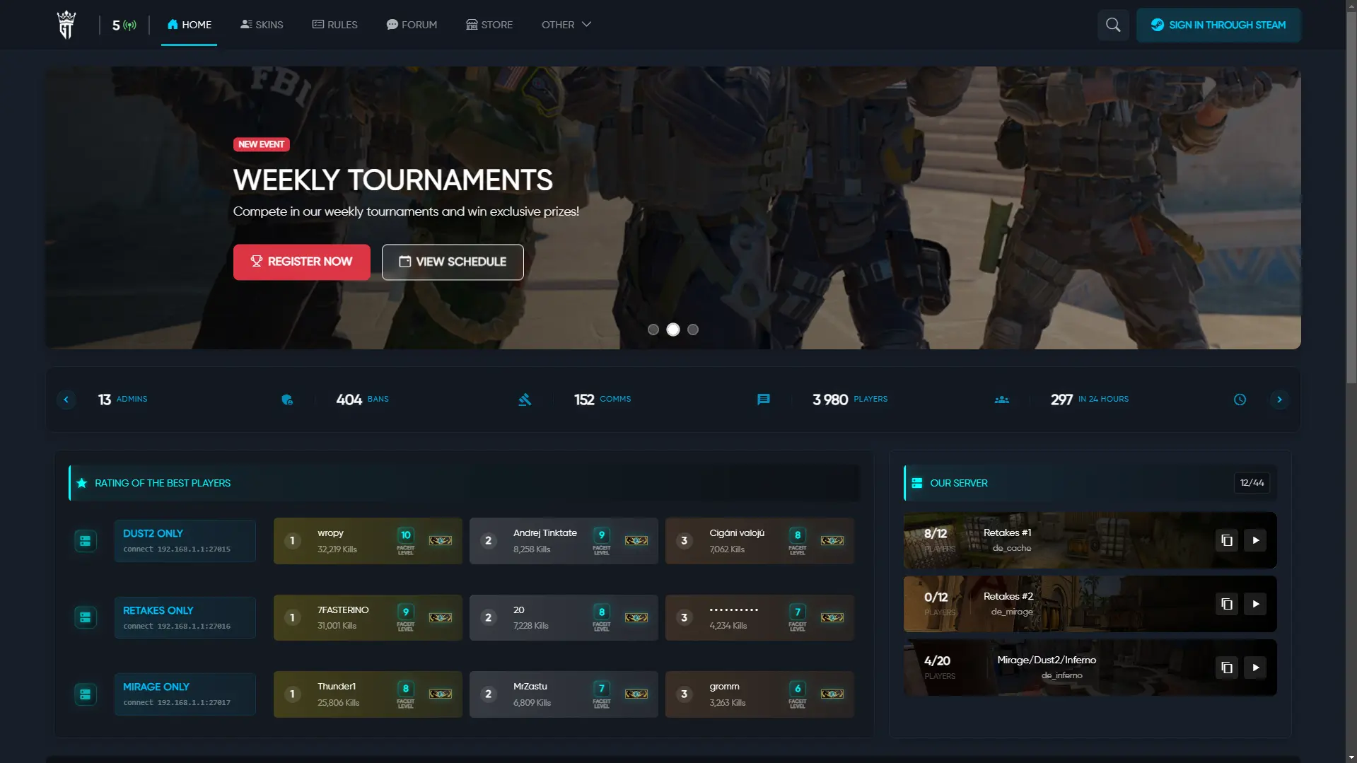 TacticalZone - GameCMS Template